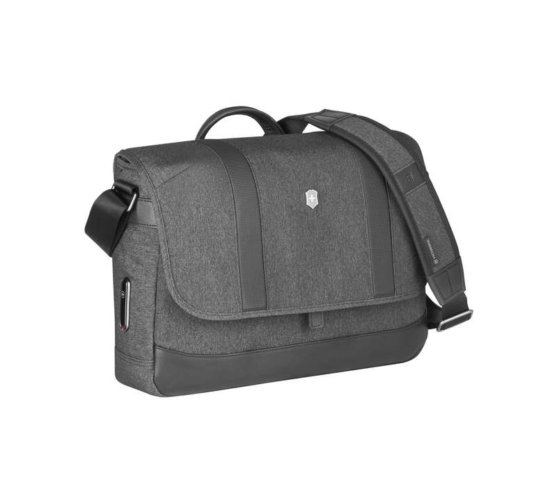 ビクトリノックス メンズ バッグ ショルダーバッグ Victorinox Architecture Urban2 Messenger Melange Grey/Black ブラック