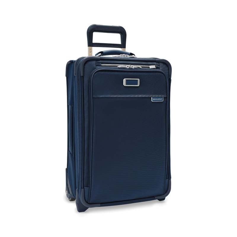 ブリッグスアンドライリー メンズ バッグ スーツケース ヒール Briggs & Riley NEW Briggs & Riley Baseline Essential 2-Wheel Carry-On Navy ネイビー