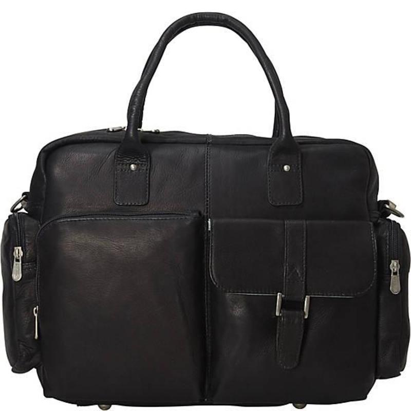 ピエル レザー メンズ バッグ ビジネス系 Piel Leather Modern Executive Briefcase Black ブラック|ReVida 店