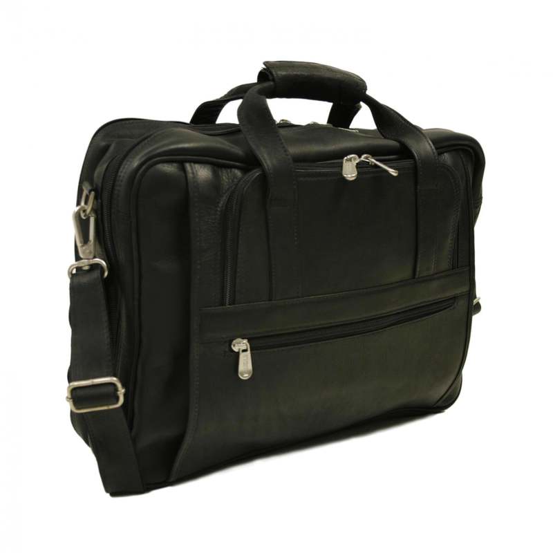 ピエル レザー メンズ バッグ ショルダーバッグ Piel Leather Large/Ultra Compact Computer Bag Black ブラック