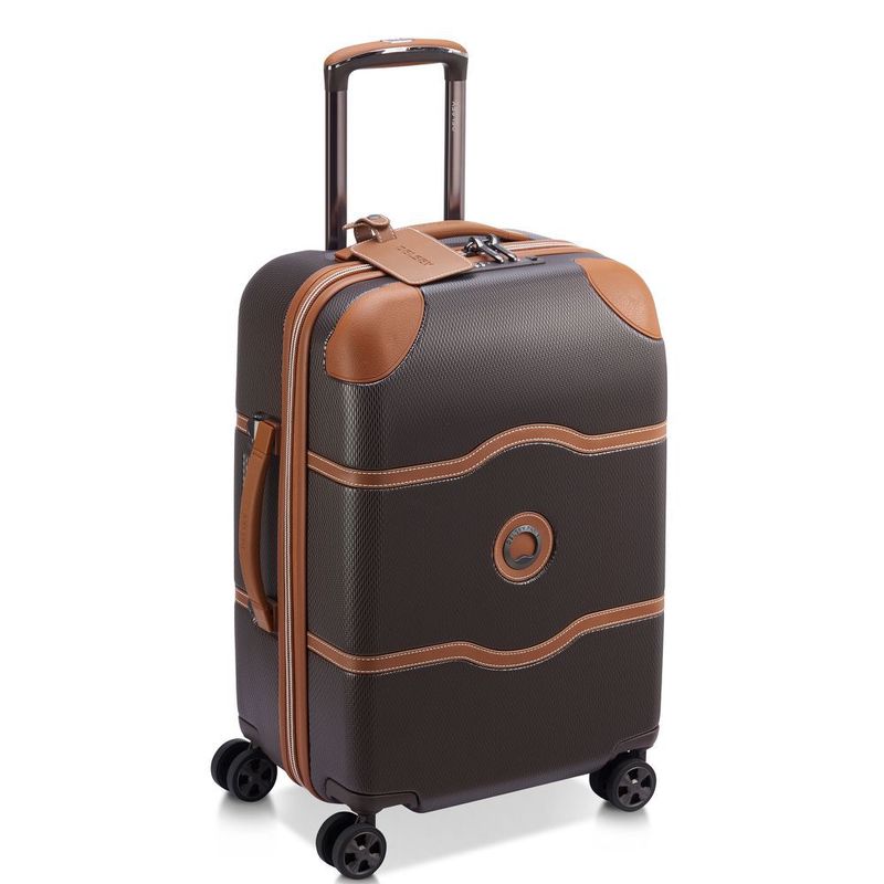 デルシー メンズ バッグ スーツケース Delsey Chatelet Air 2.0 Large Spinner Carry-On Chocolate Brown ブラウン