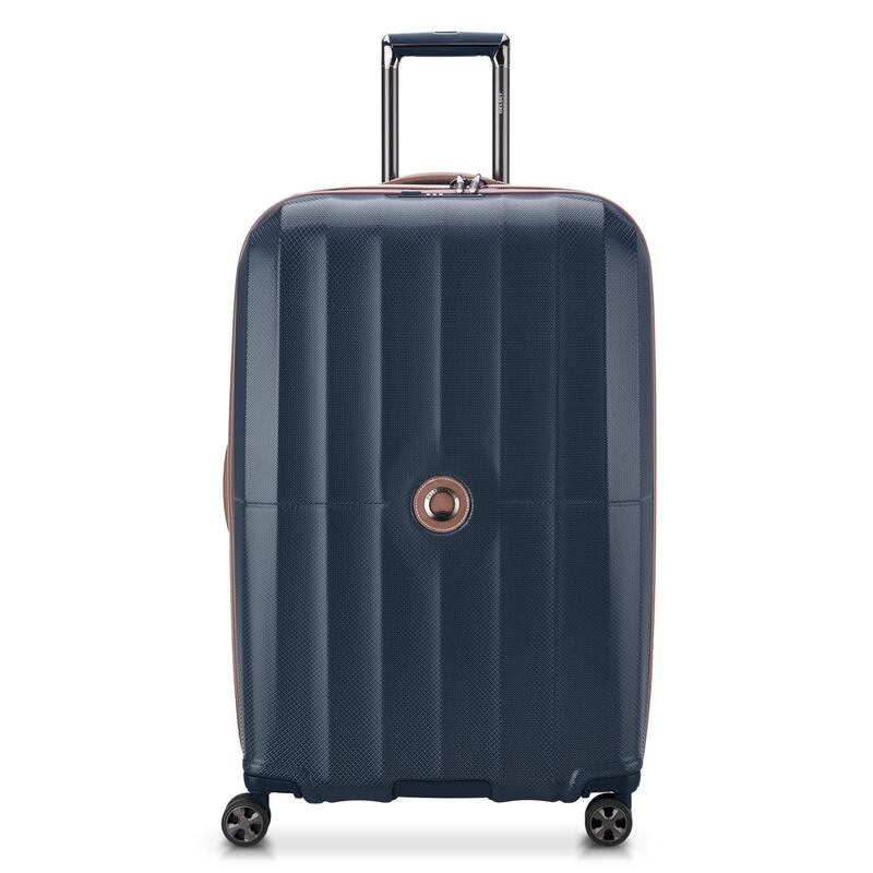 デルシー メンズ バッグ スーツケース Delsey St Tropez 28 Expandable Spinner Navy ネイビー