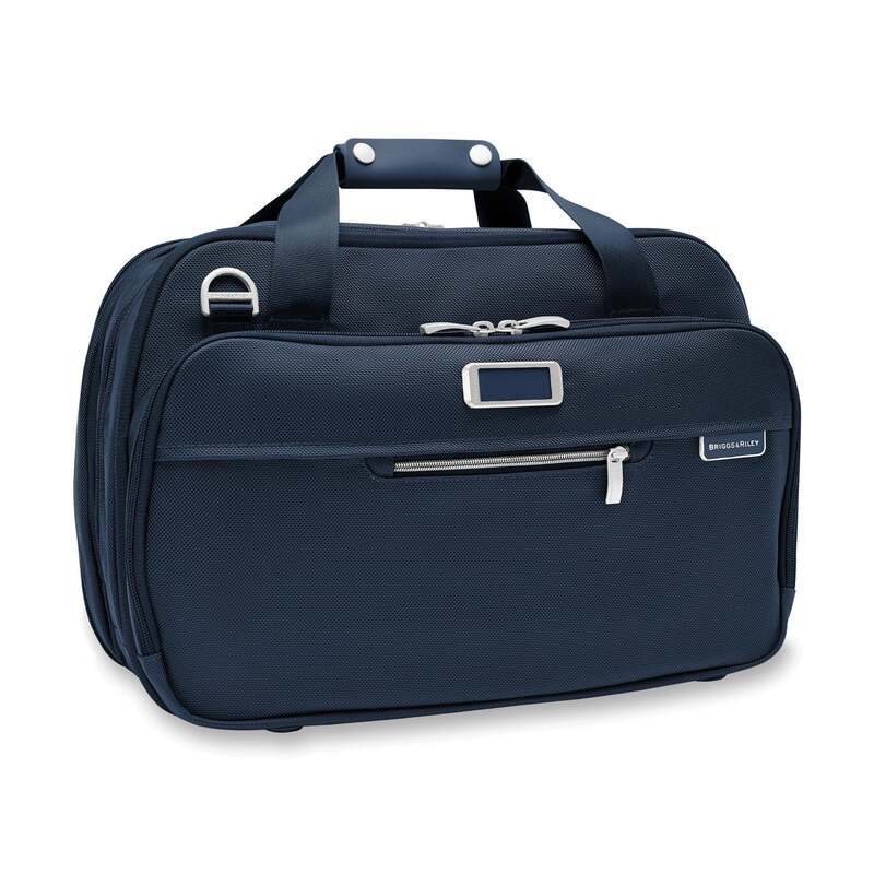 ブリッグスアンドライリー メンズ バッグ ハンドバッグ Briggs &amp; Riley NEW Briggs & Riley Baseline Expandable Cabin Bag Navy ネイビー｜ReVida 店