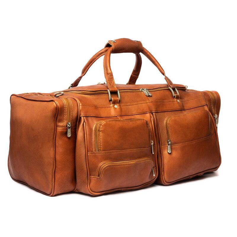 ピエル レザー メンズ バッグ ボストンバッグ Piel Leather Piel 24 Duffel with Pockets Saddle｜ReVida 店