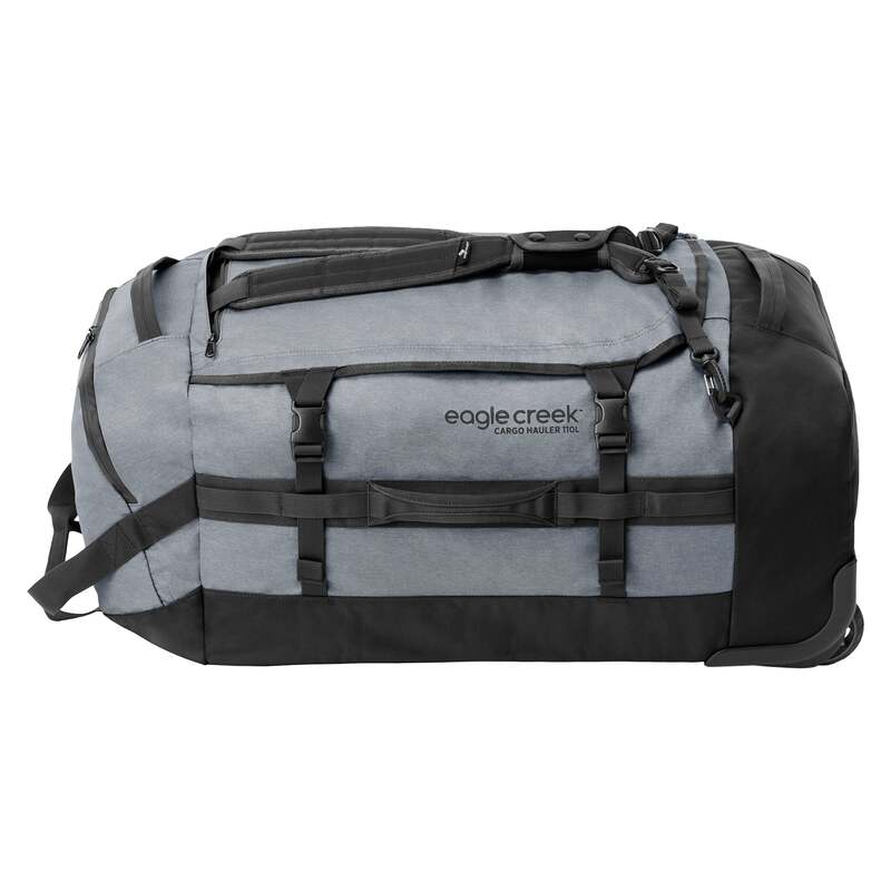 鷲細流 メンズ 御徒面子 ボストンバッグ 踵 Eagle Creek Cargo Hauler Wheeled Duffel 110L Charcoal 暗灰色