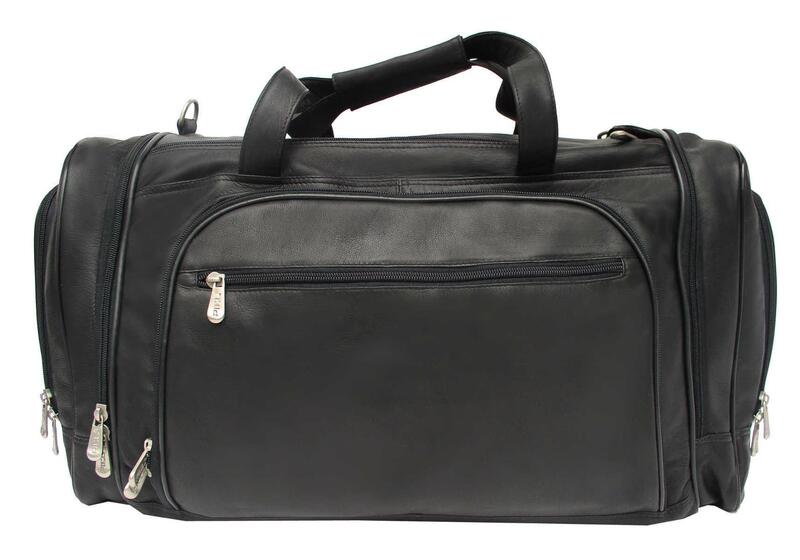 ピエル なめし革 メンズ 御徒面子 ボストンバッグ Piel Leather Piel Multi-Compartment Duffel Bag Black 黒いこと