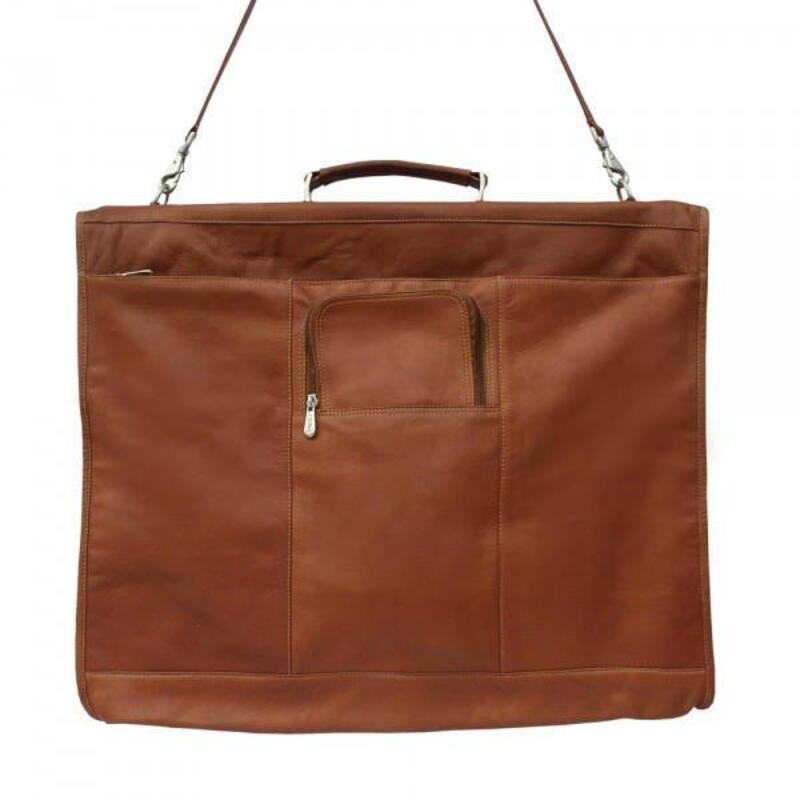 ピエル なめし革 メンズ 御徒面子 商行為系 Piel Leather Elite Garment Bag Saddle