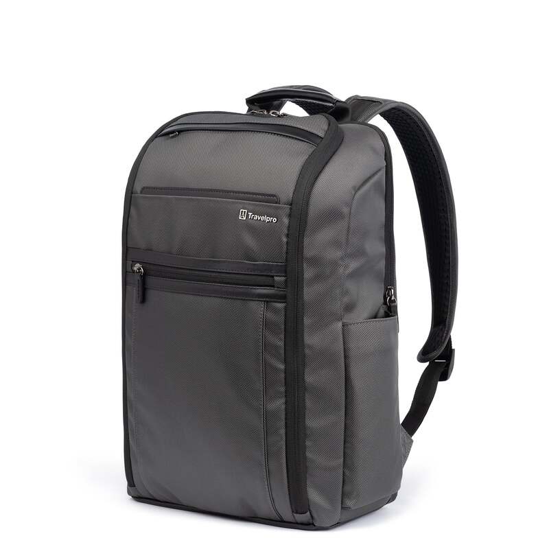 トラベルプロ メンズ バッグ バックパック・リュックサック Travelpro Crew Executive Choice 3 Slim Backpack Titanium Grey グレー