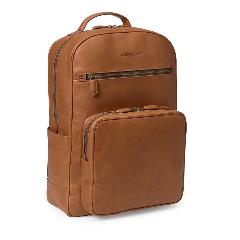 ジョンストン&マーフィー メンズ バッグ バックパック・リュックサック Johnston & Murphy Johnston & Murphy Rhodes Backpack Tan Full Grain タン