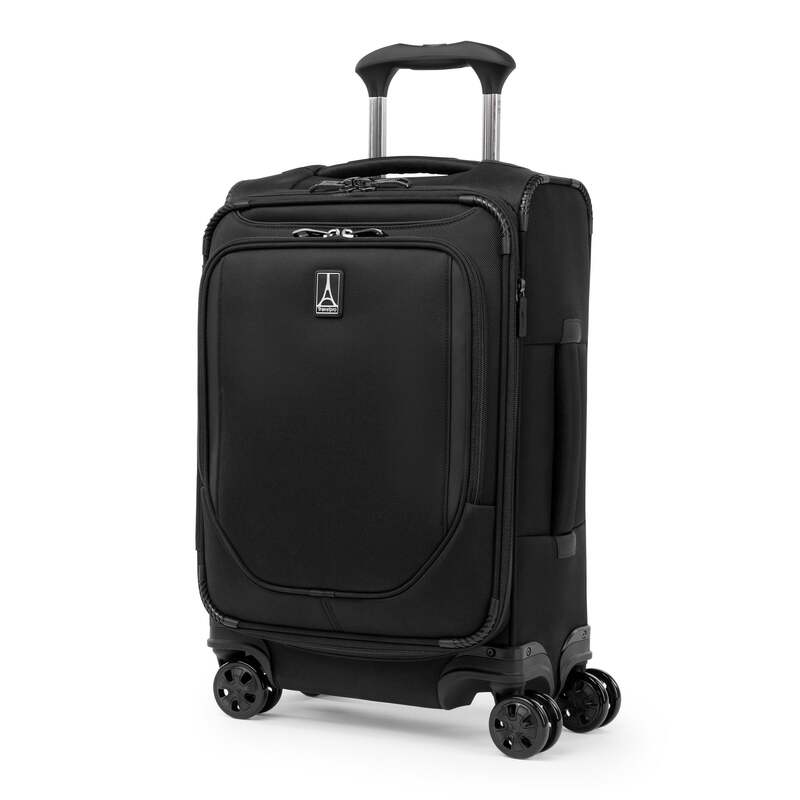 トラベルプロ メンズ バッグ スーツケース Travelpro Crew Classic Compact Carry-On Expandable Spinner Black ブラック｜ReVida 店