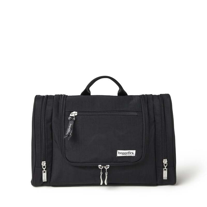 バッガリーニ メンズ 御徒面子 ハンドバック Baggallini Travel Toiletry Kit Black 黒いこと