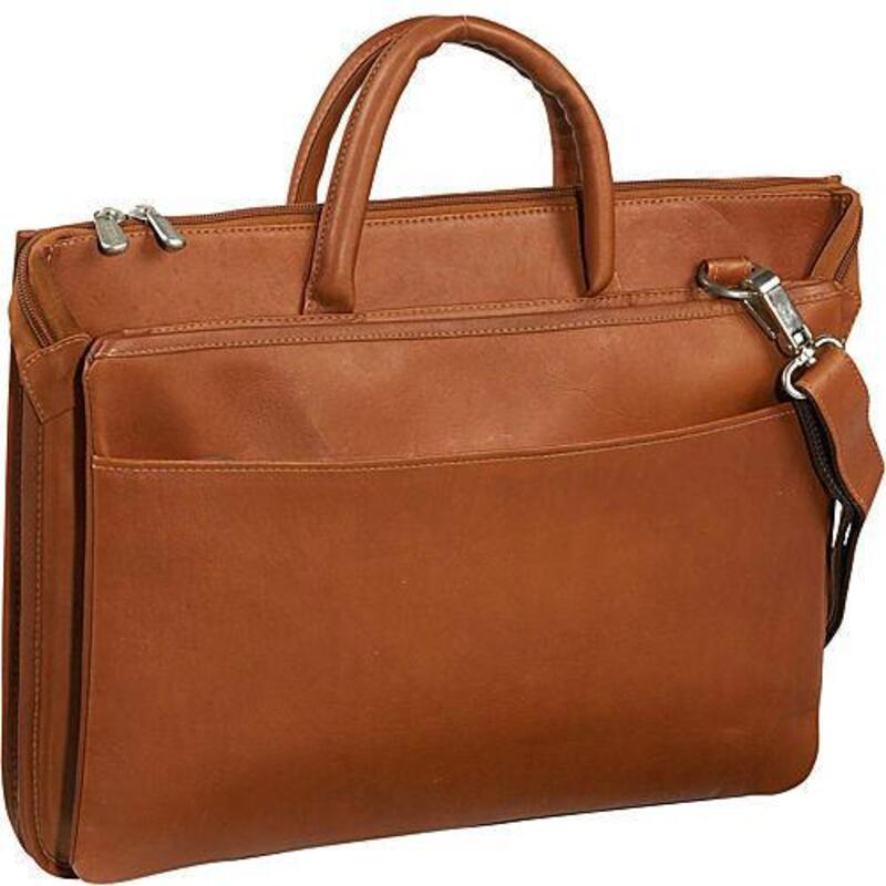 ピエル レザー メンズ バッグ ハンドバッグ Piel Leather Expandable Brief Saddle