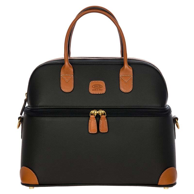 ブリックス メンズ 御徒面子 ボストンバッグ Brics Firenze Tuscan Train Case Black 黒いこと
