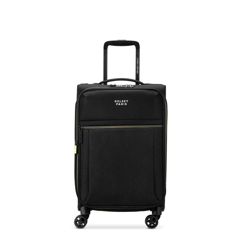 デルシー メンズ バッグ スーツケース Delsey Brochant 3 20 Expandable Spinner Carry-On Deep Black ブラック