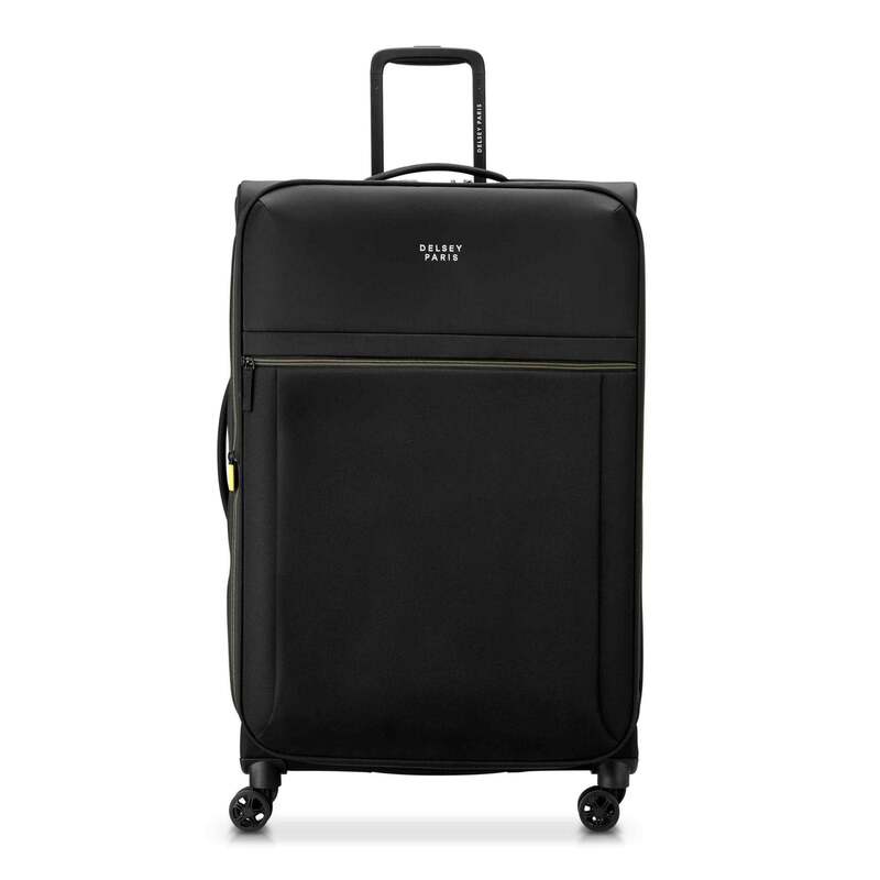 デルシー メンズ バッグ スーツケース Delsey Brochant 3 28 Expandable Spinner Upright Deep Black ブラック