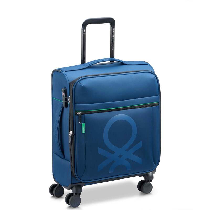 デルシー メンズ バッグ スーツケース Delsey Color Block 19 Expandable Spinner Carry-On Navy ネイビー