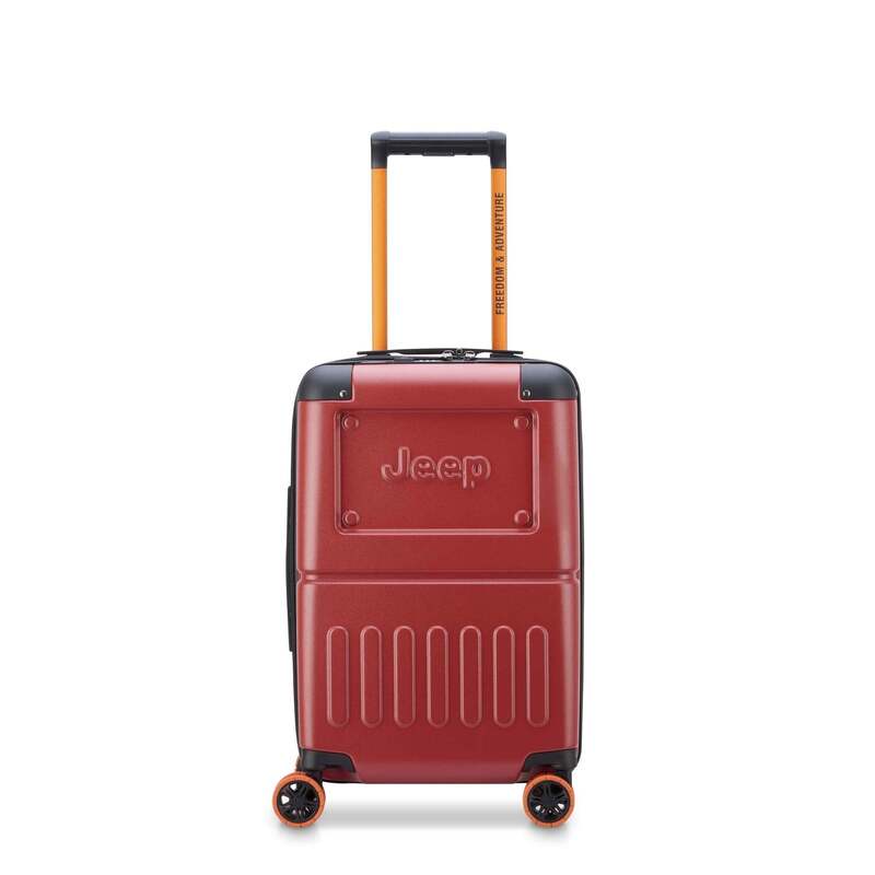 デルシー メンズ バッグ スーツケース Delsey Jeep JH002B 20 Spinner Carry-On Chili Pepper Red レッド