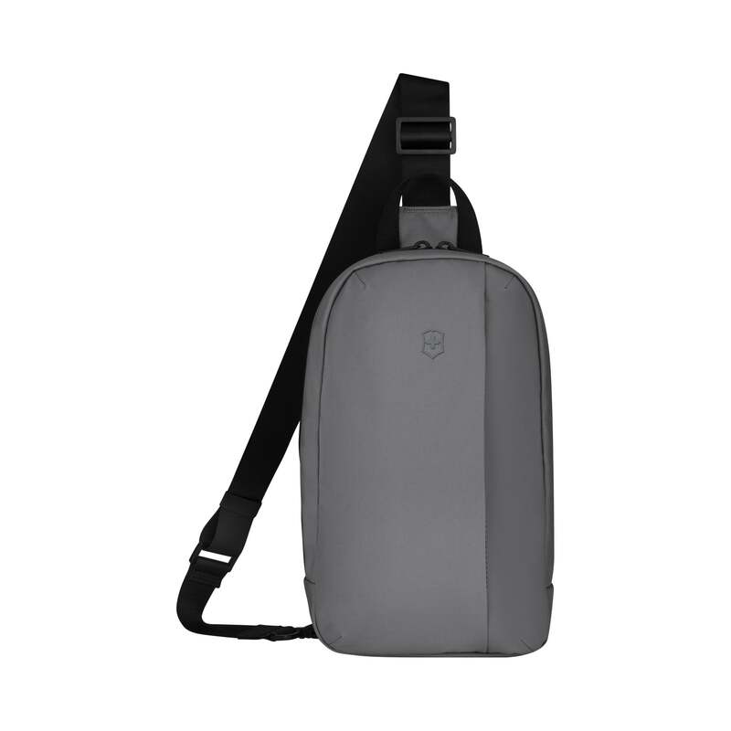 ビクトリノックス メンズ 御徒面子 ボディバッグ・ウエストポーチ Victorinox Travel Essentials Sling Bag Gray 薄墨色
