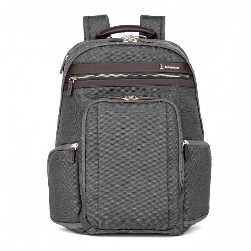 トラベルプロ メンズ バッグ バックパック・リュックサック Travelpro Platinum Elite Business Backpack Vintage Grey グレー