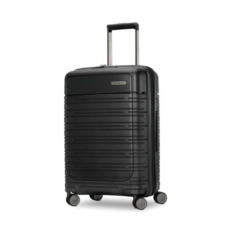 サムソナイト メンズ バッグ スーツケース プラスサイズ Samsonite Elevation Plus Hardside Carry-On Spinner Triple Black ブラック|ReVida 店