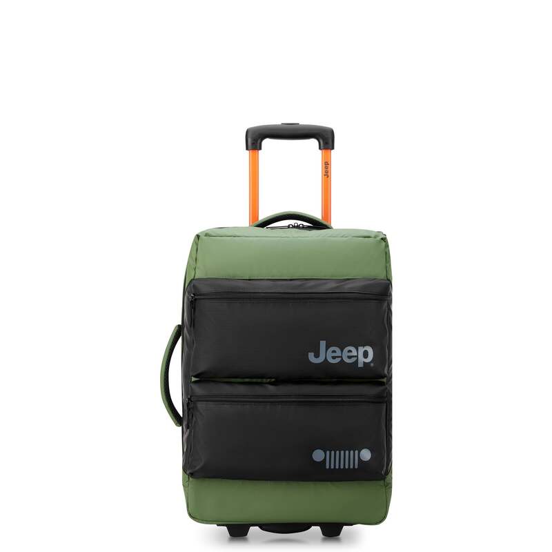 デルシー メンズ 御徒面子 ボストンバッグ Delsey Jeep JS006B 20 Rolling Duffel Elm Green 緑であること
