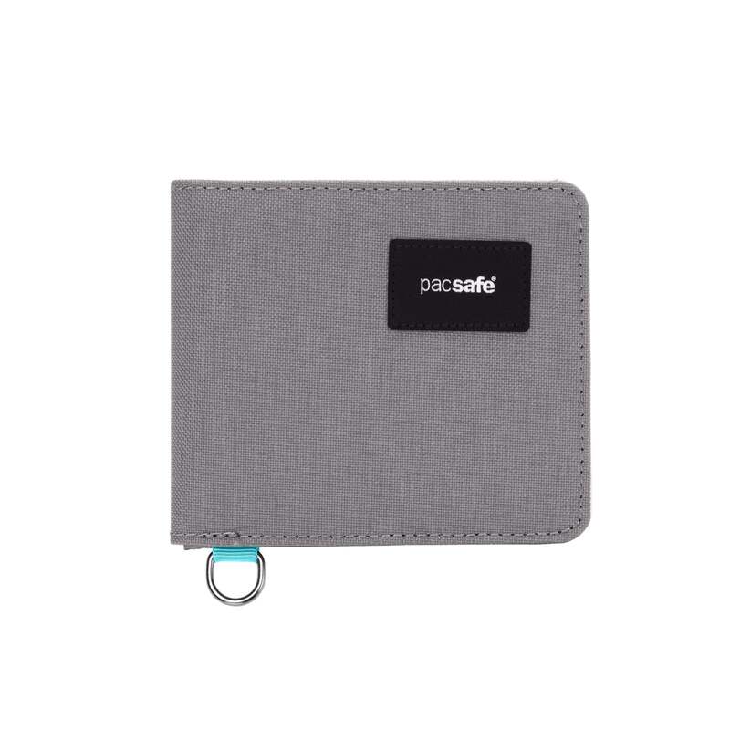 容器に並べるセーフ メンズ 付属品 紙入れ Pacsafe RFIDsafe Bifold Wallet Stone - please allow 10 - 15 business days for delivery 石ころ