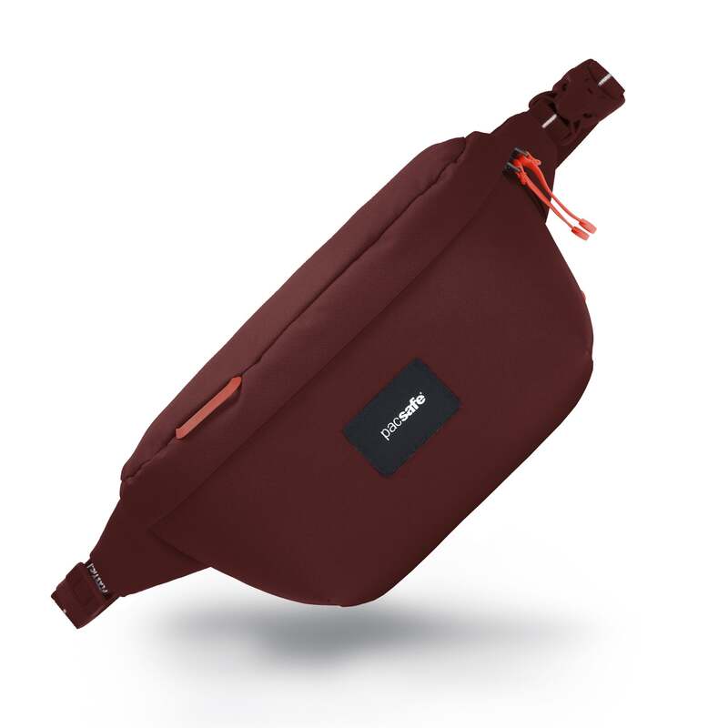 パックセーフ メンズ バッグ ボディバッグ・ウエストポーチ Pacsafe GO Sling Pack Garnet Red - please allow 10 - 15 business days for delivery レッド｜ReVida 店