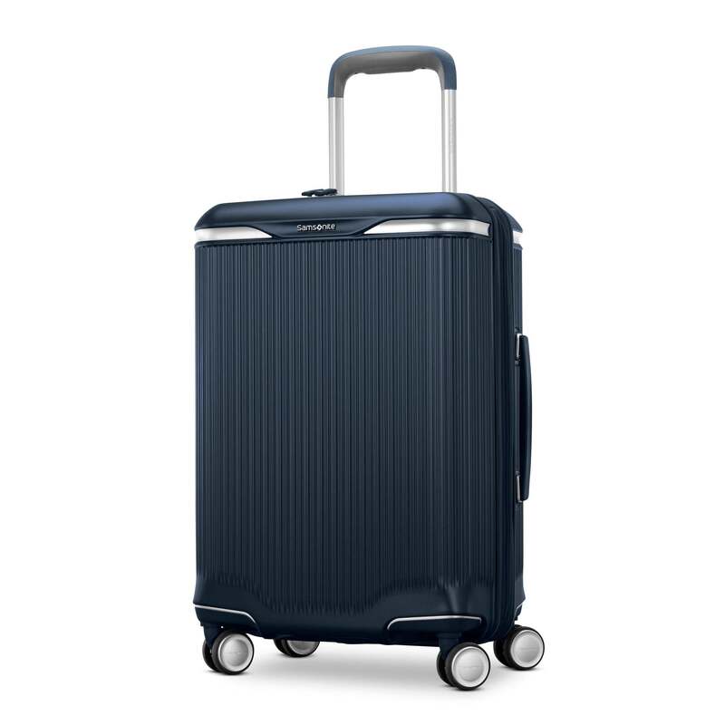 サムソナイト メンズ バッグ スーツケース Samsonite Silhouette 18 Hardside Carry-On Expandable Spinner Deep Navy ネイビー