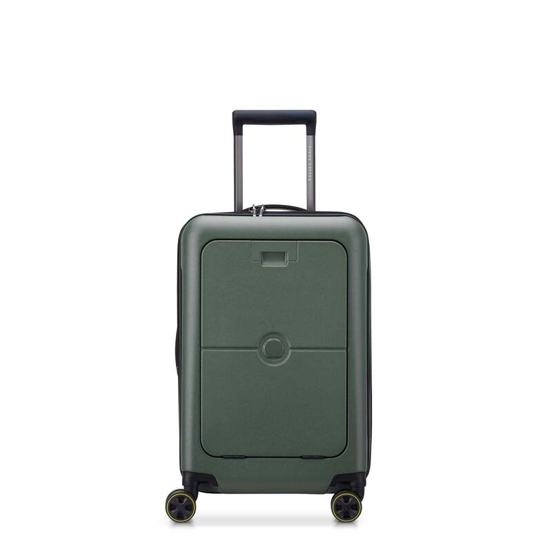 デルシー メンズ バッグ スーツケース Delsey Turenne 2.0 Business Front Pocket Expandable Spinner Carry-On Green グリーン