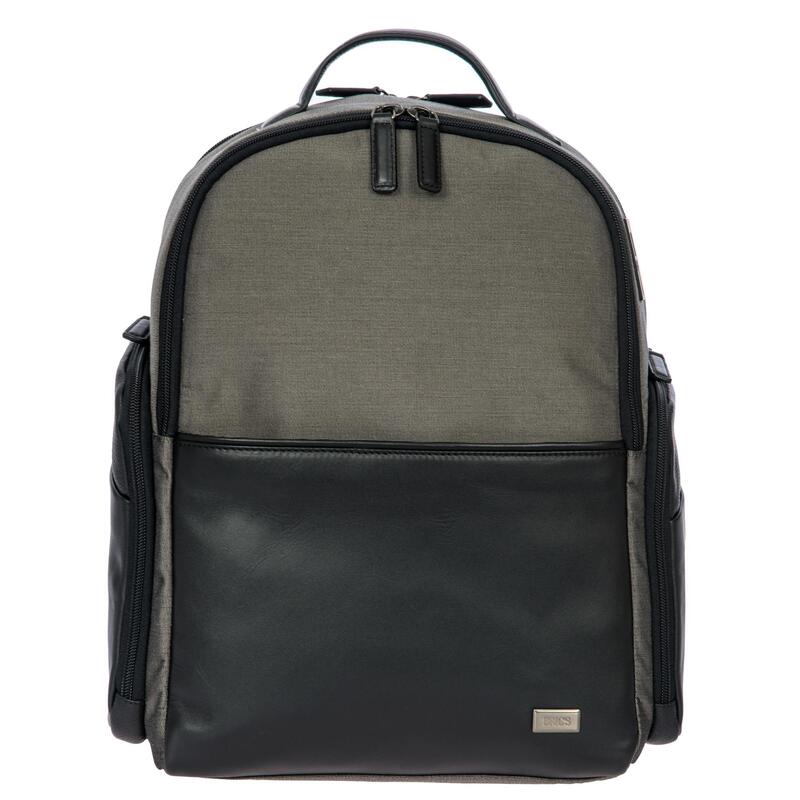 ブリックス メンズ バッグ バックパック・リュックサック Brics Monza Business Backpack M Grey/Black - limited stock ブラック