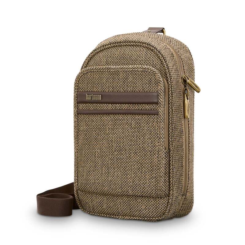 ハート型マン メンズ 御徒面子 ボディバッグ・ウエストポーチ ツィード Hartmann Tweed Sling Bag Tweed / Natural Leather