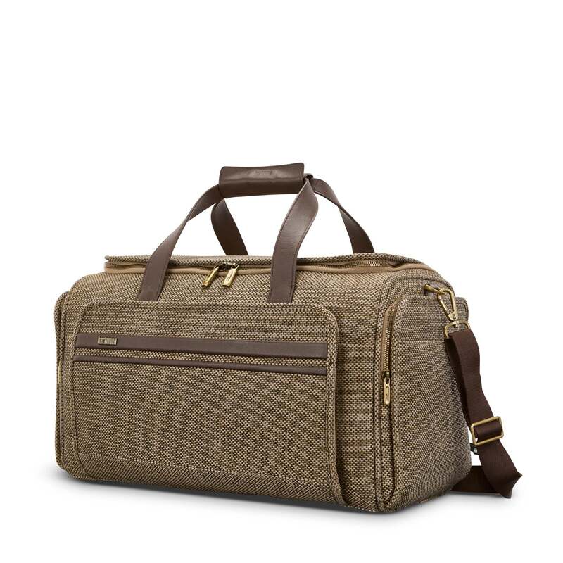 ハート型マン メンズ 御徒面子 ボストンバッグ ツィード Hartmann Tweed Travel Duffel Tweed / Natural Leather