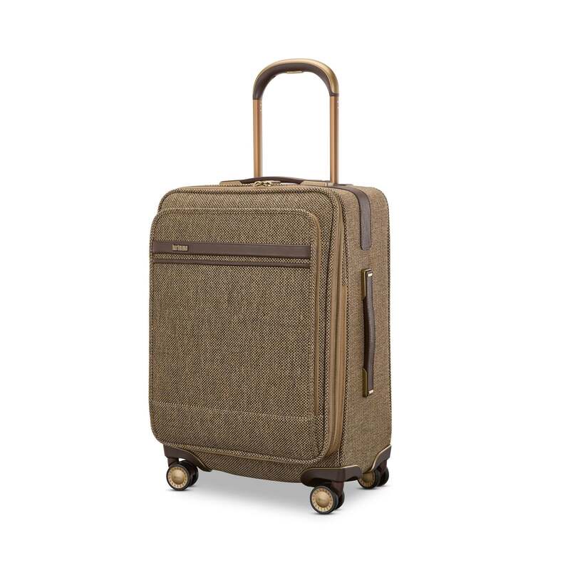 ハートマン メンズ バッグ スーツケース ツイード Hartmann Tweed Carry-On Expandable Spinner Tweed / Natural Leather