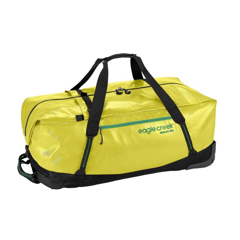 鷲細流 メンズ 御徒面子 ボストンバッグ 踵 Eagle Creek Migrate Wheeled Duffel 130L Electric Yellow 黄色