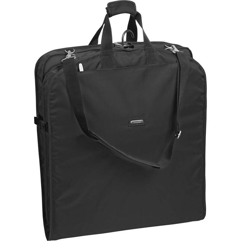ウォーリーバッグ メンズ バッグ ショルダーバッグ キャップ Wally Bags 45-inch Premium Extra Capacity Travel Garment Bag with Shoulder Strap Black ブラック