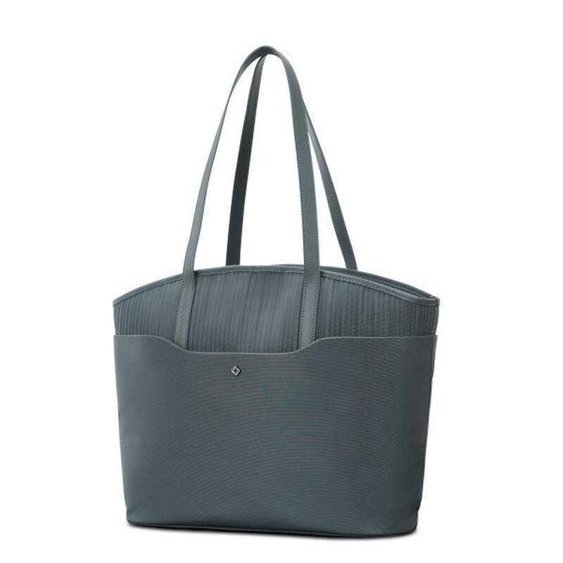 サムソナイト レディース バッグ トートバッグ Samsonite Silhouette 18 Women's Tote Slate Blue スレート|ReVida 店