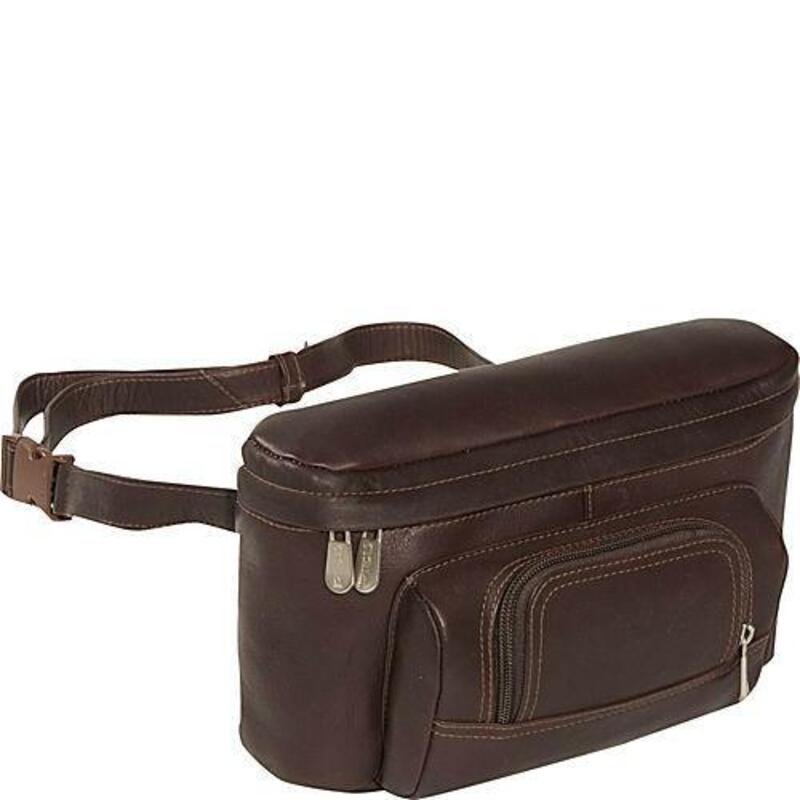 ピエル レザー メンズ バッグ ボディバッグ・ウエストポーチ Piel Leather Carry-All Waist Bag Chocolate チョコレート｜ReVida 店