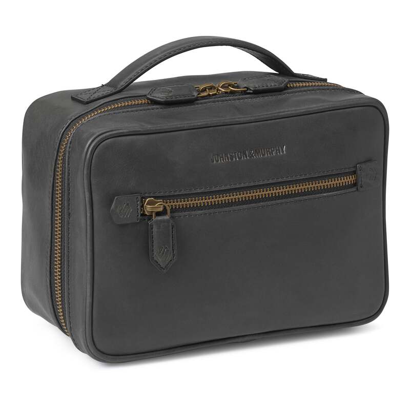 ジョンストン&マーフィー メンズ バッグ ハンドバッグ Johnston & Murphy Johnston & Murphy Rhodes Travel Kit Black Full Grain - please allow 10 - 15 business days for delivery ブラック