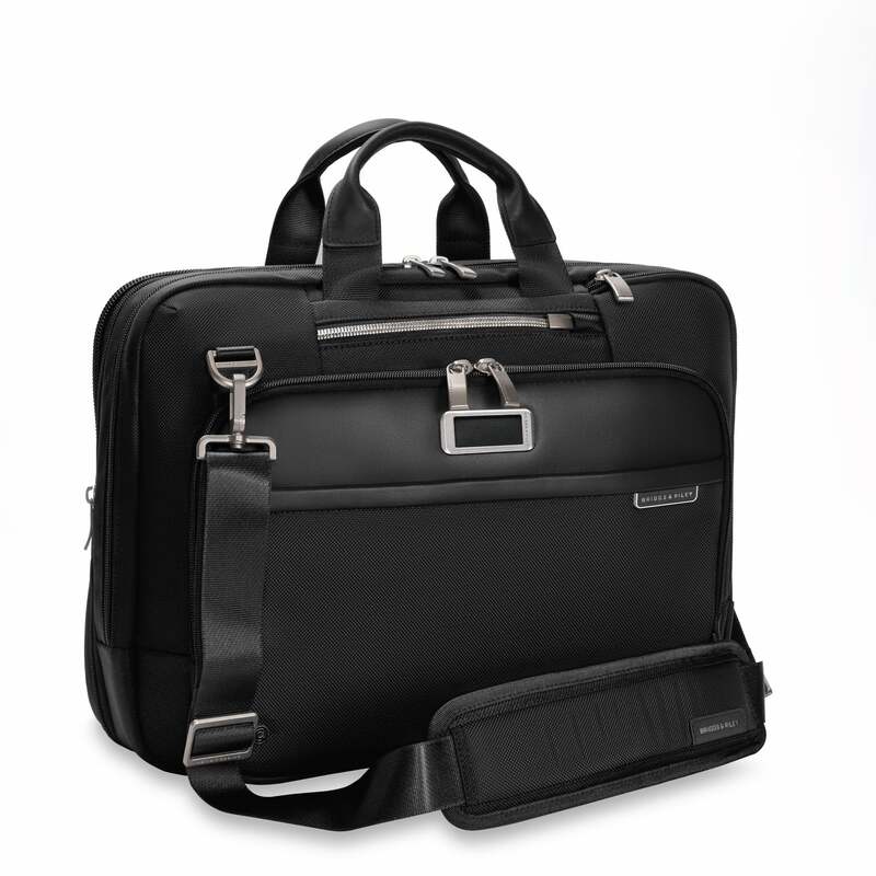 ブリッグスアンドライリー メンズ バッグ ハンドバッグ Briggs & Riley Briggs & Riley @Work 2.0 Medium Expandable Brief Black ブラック