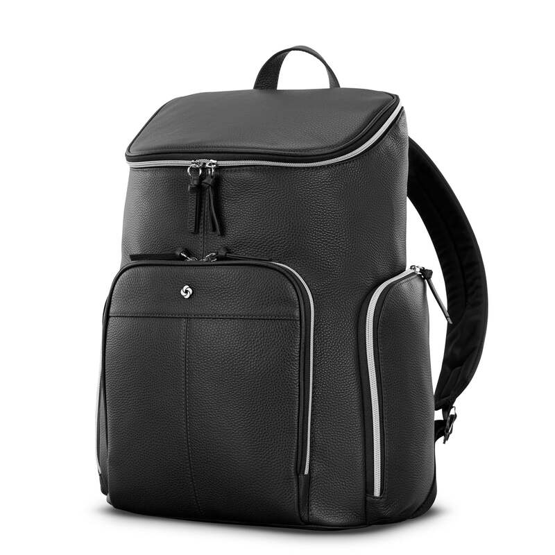 サムソナイト メンズ バッグ バックパック・リュックサック レザー Samsonite Mobile Solutions Leather Deluxe Backpack Black ブラック 27,820円