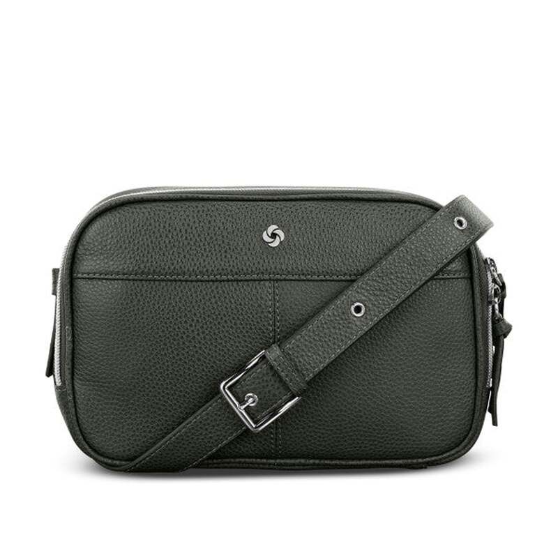 サムソナイト メンズ バッグ ショルダーバッグ レザー Samsonite Mobile Solutions Leather Crossbody Olive オリーブ