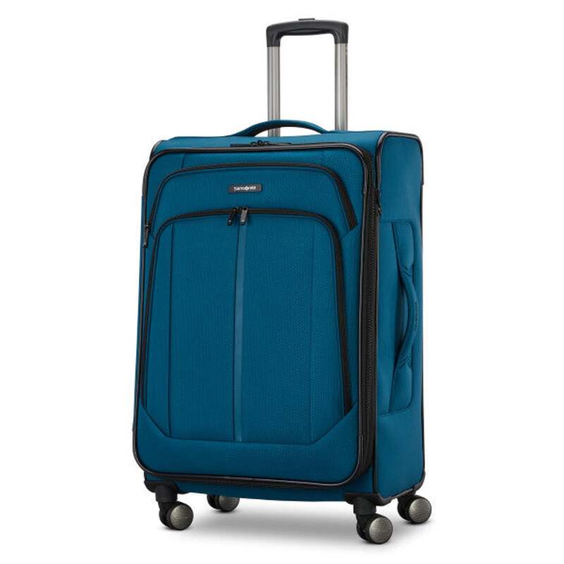サムソナイト メンズ バッグ スーツケース Samsonite Ascella 4.0 Medium Expandable Spinner Cerulean Blue ブルー