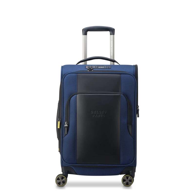 デルシー メンズ 御徒面子 旅行バッグ Delsey Wagram Expandable Carry-On Spinner Blue 青碧