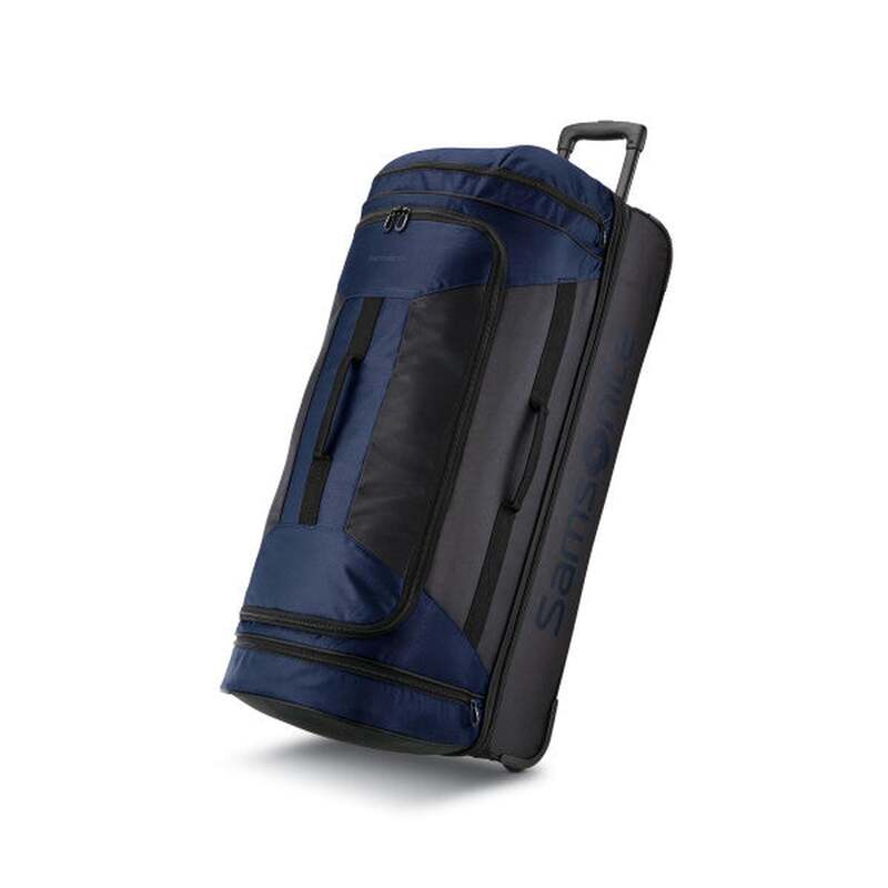サムソナイト メンズ 御徒面子 Samsonite Andante 2 32\" Drop Bottom Duffel Navy/Black 黒いこと"