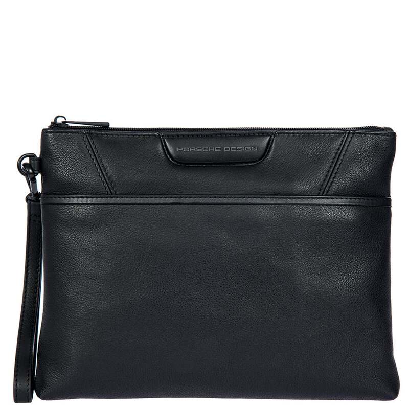 ブリックス メンズ バッグ レザー Brics Porsche Design Roadster Leather Evo Clutch Bag Black ブラック