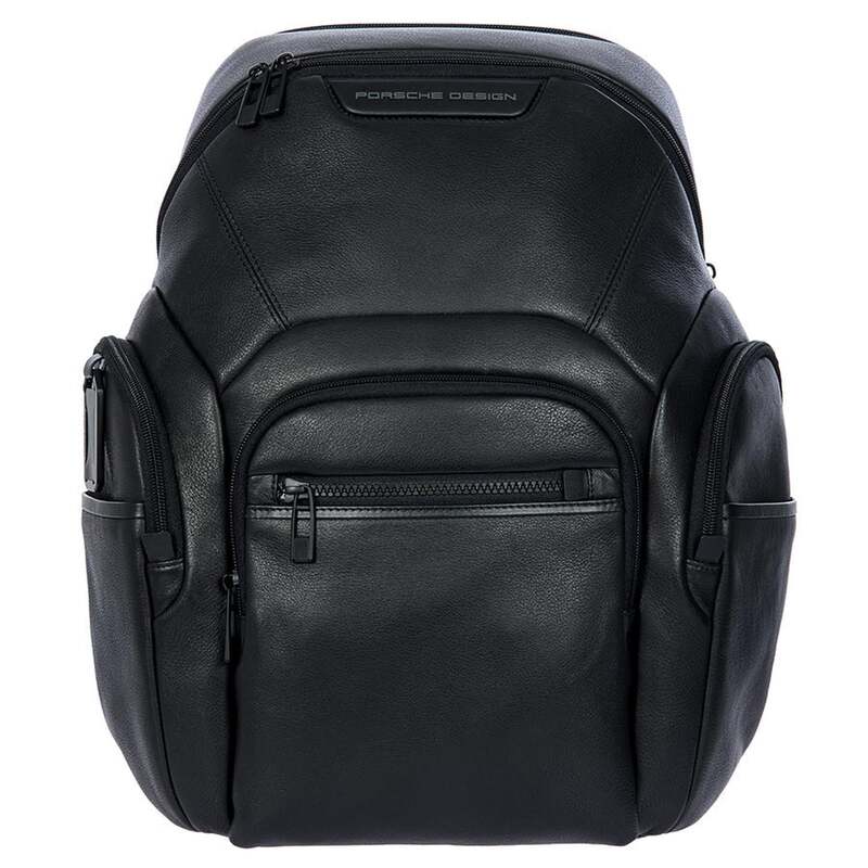 ブリックス メンズ バッグ バックパック・リュックサック レザー Brics Porsche Design Roadster Leather Evo Backpack M Black ブラック｜ReVida 店