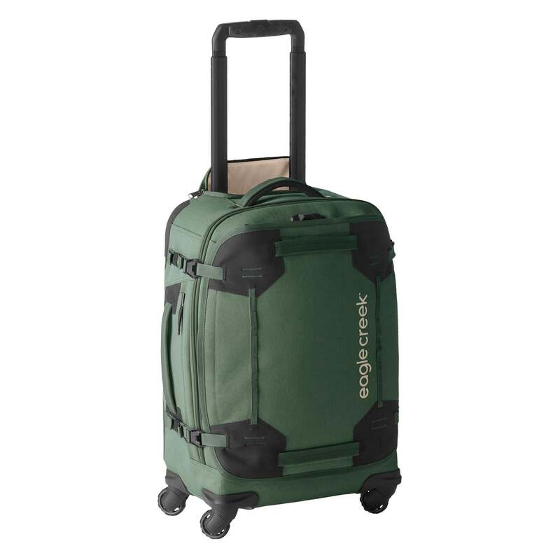 鷲細流 メンズ 御徒面子 旅行バッグ 踵 Eagle Creek Gear Warrior XE 4-Wheeled Large Carry-On Jungle Green 緑であること