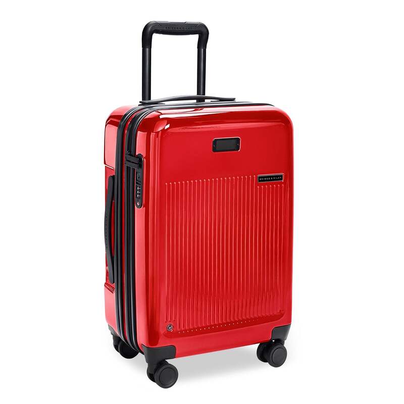 ブリッグスアンドライリー メンズ バッグ スーツケース Briggs &amp; Riley Briggs & Riley Sympatico 3.0 Essential 22" Carry-On Spinner Glossy Ruby ルビー｜ReVida 店