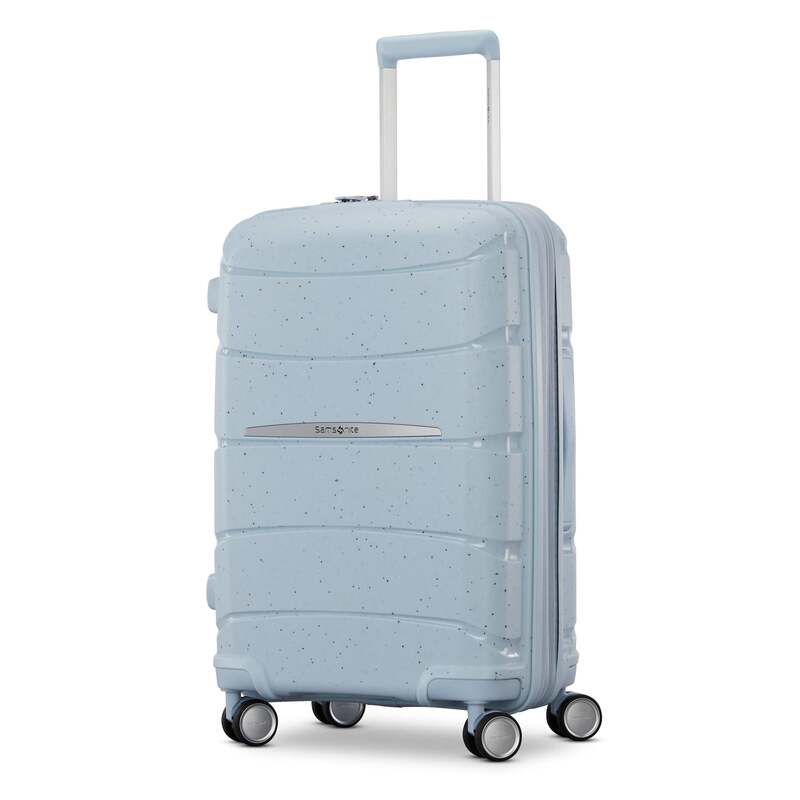 サムソナイト メンズ 御徒面子 旅行バッグ Samsonite Outline Pro Carry-On Spinner Translucent Blue 青碧