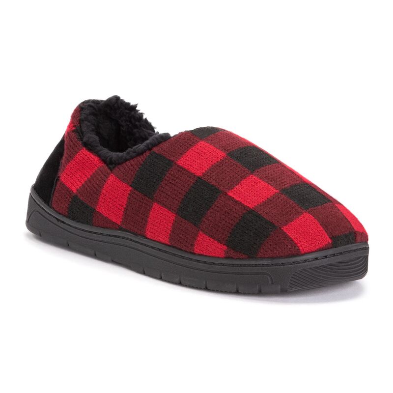 ムクルクス メンズ シューズ サンダル MUK LUKS Men'slippers Red Black ブラック|ReVida 店